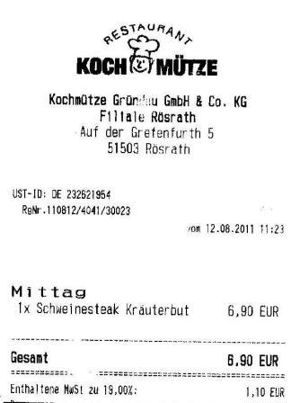 mofc Hffner Kochmtze Restaurant